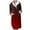 004_Wine, variant on Plus Size Cotton Robes for Women Fleece Women's Nightgowns & Sleepshirts Oversize Length Women's Sleepwear House Womens Robe Blue