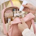 thumbnail image 1 of Bolsa De Cosméticos De Viaje, Bolsa De Maquillaje De Viaje Resistente Al Agua Rosa Para Exteriores, 1 of 7