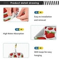 thumbnail image 5 of Coolnut Strawberry Pattern Sink Faucet Mat for Kitchen,Sink Splash Guard Behind Faucet, Kitchen Faucet Absorbent Mat,Microfiber Cloth Faucet Mat (2 Pack,30×5.5in) Home Decor, 5 of 7