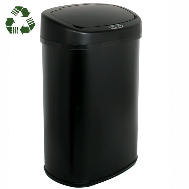 BestOffice Trash can 13Gallon Touch Free Sensor Automatic Touchless