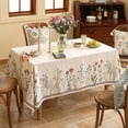 thumbnail image 3 of Mantel ISAENNE Designer de lino blanco roto 170x170 cm, 3 of 9