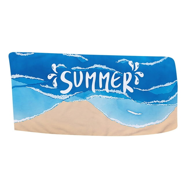 Dsscvnef Beach Towel for Girls for Girls Beach Towels for Kids Microfiber Beach Towels Bulk Extra Large Beach Towels Oversized Thin Quick Drys Beach Towels Sound Towels