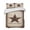Beige, variant on Quilts King Size, Western Star Brown Soft Comforter Bedding Set for Bed, Texas Stars Retro Farmhouse Buffalo Plaid Lightweight Quilted Bedspread with Pillow Cover(2 Pieces), 96x106 Inch