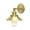 Brass, variant on Gatco 1713 Modern Farmhouse Metal Single Sconce, Brushed Brass