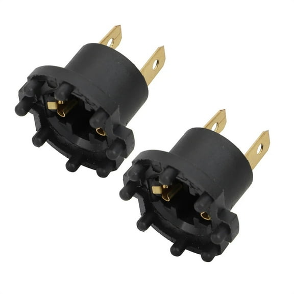 2Pcs Low Beam Headlight Socket Male For 2001-2010 Mazda 3 5 Protege B28V-51-0A3
