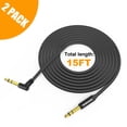 thumbnail image 2 of Cable de Instrumento HOSONGIN Negro TRS 1/4 Pulgadas Ángulo Recto a Recto para Guitarra, 2 of 7