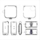 thumbnail image 2 of Protectora para Auriculares Bluetooth CMF Buds Pro 2 Material TPU Switch Transparente Color Sólido Simple B, 2 of 5