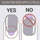 thumbnail image 5 of Press-On Nails KISS Impress No Glue Mani Medium Coffin Blue, 5 of 5