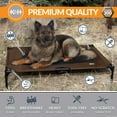 thumbnail image 3 of K&H Pet Products Original Pet Cot Elevated Dog Bed Chocolate/Black Mesh X-Large 50 X 32 X 9 Inches, 3 of 11