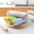 thumbnail image 3 of NIBOLOG Kitchen Double Sided Strong Water Absorbent Cleaning Microfiber Dish Cloth Towel, 3 of 8