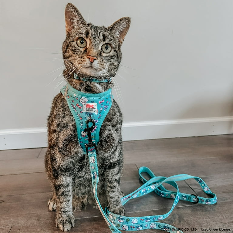 新品 SASSY MEOW サシーミャウ ハローキティ ハーネスXS リーシュ Sassy Meow Hello Kitty Pink Cat Harness, X-Small | Petco