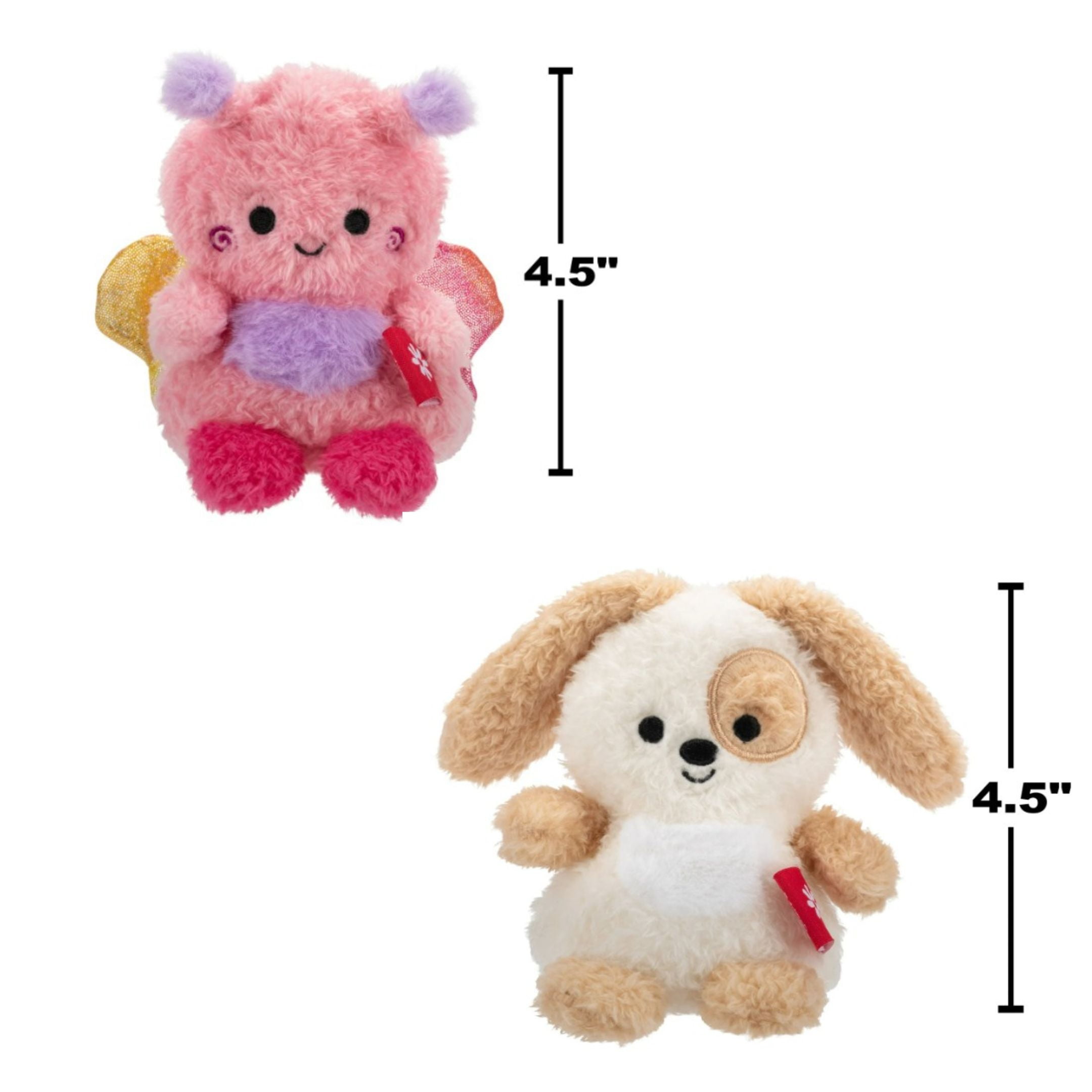 BumBumz 4.5-inch Easter SpringBumz Plush - Bunny Beckham and Butterfly Baily - 2 Pack