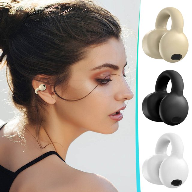 ¡Gran Promo de Temporada!, Nuevo tipo de auriculares Bluetooth con clip para la oreja: auriculares estéreo inalámbricos que no dañan el oído Akmoler