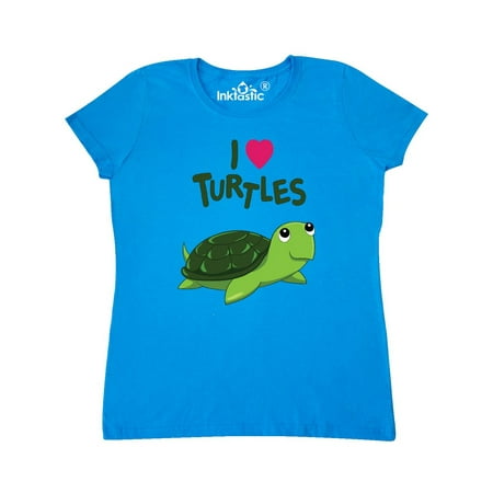Sapphire Turtle - I Love Turtles Women's T-Shirt