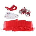 thumbnail image 4 of 20 Sets Christmas Decoration Star Keychain Exquisite Christmas Tree Decoration Pendant Gifts for Party Home Red, 4 of 8
