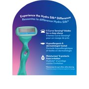 Schick Hydro Silk Ultra Sensitive Womens Razor Refills, 4 ct, Razor Blades Women