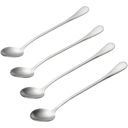 - BonJour Coffee Accessories Stainless Steel Latte / Iced Tea Spoon Set, 4-Piece