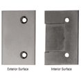 thumbnail image 4 of CRL GL2BN Brushed Nickel Geneva Series Hinge Watertight Cover Plate, 4 of 4