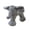 Grey, variant on PrimeGo Plush Dog Toy Cute Animal Shapes Squeaky Chew Toy Linen Fabric Stuffed Animals Puppy Teething Toy for Dogs Boredom And Anxiety Relief