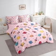 thumbnail image 3 of Manfei Kawaii Cosmos Planet Bedding Comforter Set 7-Piece for Teens Boys Girls,Cartoon Galaxy Rocket King Bedding Sets,Starry Sky Ultra Soft Bed Sheets,Luxury Bedroom Decor,Reversible, 3 of 8