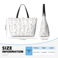 thumbnail image 4 of Disketp Bunny And Bird Bolsa de Playa de Gran Capacidad, Bolso Impermeable y a Prueba de Arena para Mujer, Ideal para Playa, Piscina y Natación, 4 of 7