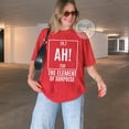 thumbnail image 5 of Comfort Colors Project Hail vintage Mary AH! Element of Surprise Ryland Grace Red T-Shirt Chemistry Joke Tee, 5 of 6
