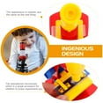 thumbnail image 4 of OUNONA Children Microscope Toys Red Plastic Children Science Microscope Kit for Home Set, 4 of 8