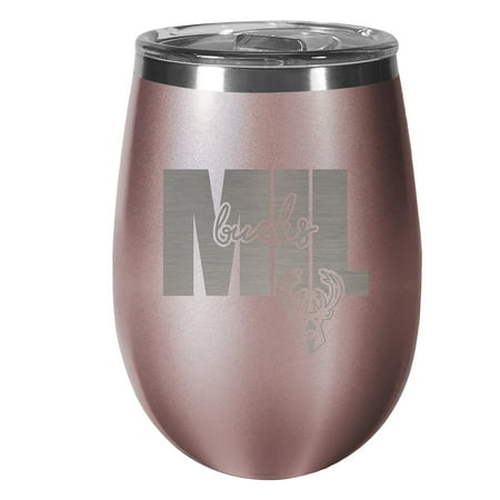 

Milwaukee Bucks 10oz. Rose Gold Wine Tumbler