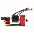 thumbnail image 6 of For S3670 2850KV Brushless Motor Sensorless Waterproof Motor And 120A Brushless ESC XT60 Plug Heat Sink Replacement For HSP HPI Traxxas 1/8 RC Car Truck, 6 of 7