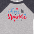 thumbnail image 4 of Inktastic 4th of July Free to Sparkle in Red White and Blue Boys or Girls Baby Bodysuit, 4 of 5