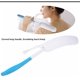 thumbnail image 5 of Cepillo corporal de baño largo antideslizante con mango curvo, fácil alcance para personas mayores, adecuado para personas mayores/embarazadas que ayudan a bañarse y ducharse, azul, 5 of 5