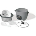 Starfrit Electric Rice Cooker - 10 Cups - Steamer Basket, Measuring Cup ...