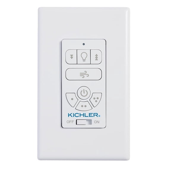 Kichler 370145 Ac Standard Limited Function Wall Remote Control - White
