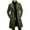 Army Green, variant on Men's Trench Coats Notched Collar Peacoat Long Outwear Business Overcoat Single Breasted Wool Coat Winter Thicken Overcoat Dressy Outfits(Wine,S)