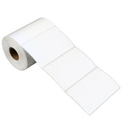 LotFancy 500Pcs Name Tag Stickers, 3.5x2.25 in Adhesive Blank Labels (White)