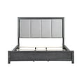 thumbnail image 2 of New Classic Furniture Odessa Solid Wood King Panel Bed in Charcoal, 2 of 8