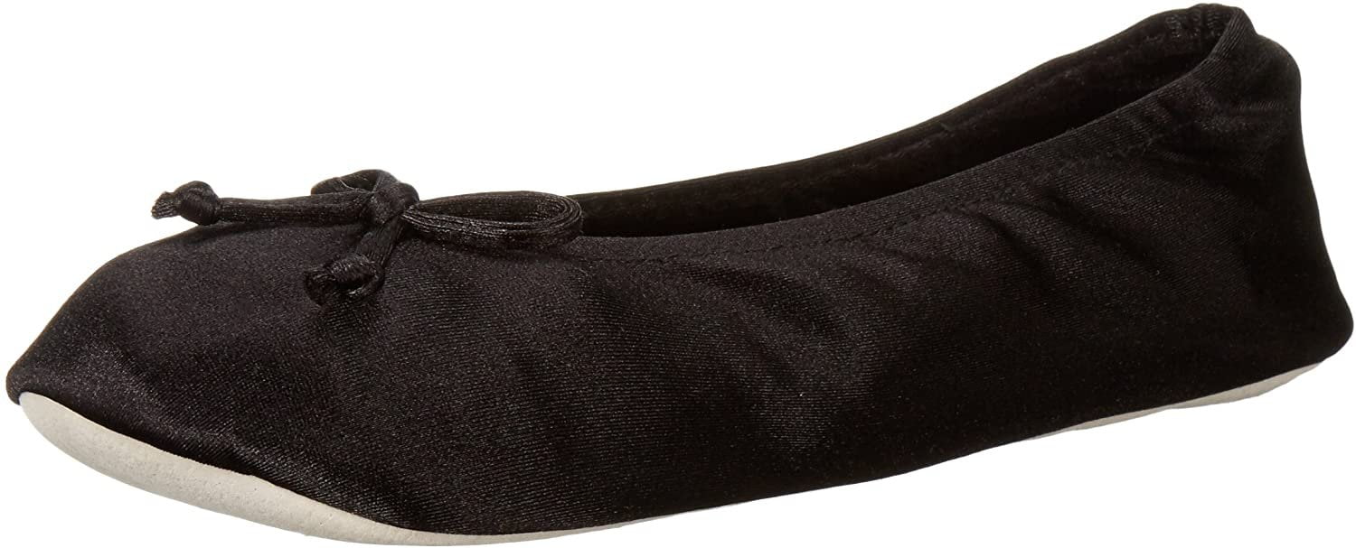 black isotoner ballerina slippers