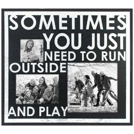 Home Run Photo - Run Outside and Play Wall Collage Picture Frame
