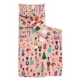 thumbnail image 2 of Pink Christmas Nutcracker Pattern Toddler Nap Mats for Kids Preschool,50"x20" Sleeping Mat Bag or Kids,Toddler Sleeping Bag,Toddler Nap Mat or Daycare, 2 of 6