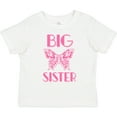 thumbnail image 3 of Inktastic Big Sister Announcement Butterfly Girls Toddler T-Shirt, 3 of 5