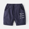 thumbnail image 2 of Shadoumai Short Pants for Boys Animal Graphic Elastic Waistband Cotton Jogger Shorts Activewear Knit Shorts Kids Baby Summer Clothes, 2 of 6