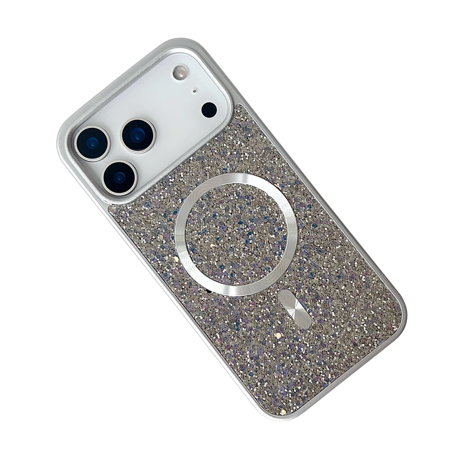iPhone 17 Pro Bling MagSafe Cover - Silver