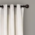 thumbnail image 2 of Lush Decor Prima Velvet Color Block Window Panels - Ivory/Taupe - 84 x 38, 2 of 9