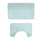 thumbnail image 2 of Fiudx Ofertas flash del día Alfombra de terciopelo Coral, dos juegos de alfombrilla antideslizante a prueba de agua en forma de U, alfombrilla antideslizante para baño, alfombrilla lateral para Base, 2 of 7
