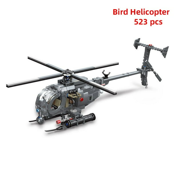 Bloques de construcción de avión militar Mustang WW2 para niños, juguete de ladrillos para armar avión de guerra del Ejército, avión Jet Bird, serie militar P51, 2022