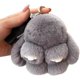 thumbnail image 1 of Lindo llavero de conejito de peluche para mujer, llavero de conejito de peluche kawaii, accesorio para llavero de mochila y bolso, 1 of 7