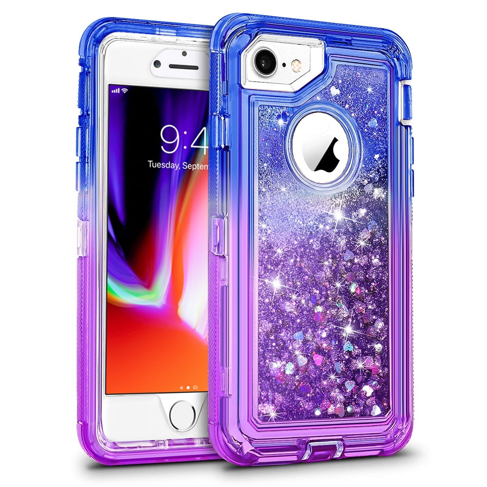 For Apple iPhone 8 / iPhone 7 / iPhone 6/6S Tough Defender Sparkling