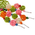 thumbnail image 4 of GROWTH TANK Colorful Bird Rattan Chewing Toy for Bird Parrot Budgie Cockatiel Parakeet Cage, 4 of 9
