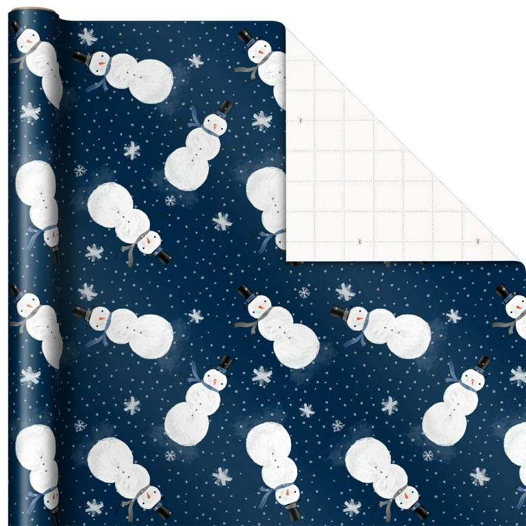 Blue Christmas Wrapping Paper