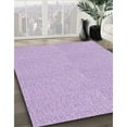 thumbnail image 3 of Ahgly Company Machine Washable Indoor Rectangle Transitional Purple Area Rugs, 8' x 12', 3 of 7